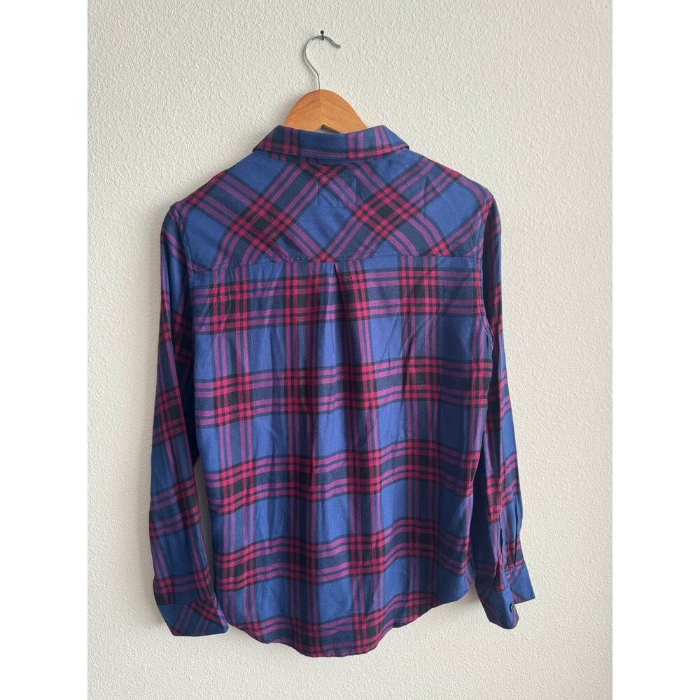 Rails Blue And Red Plaid Button Up - image 4
